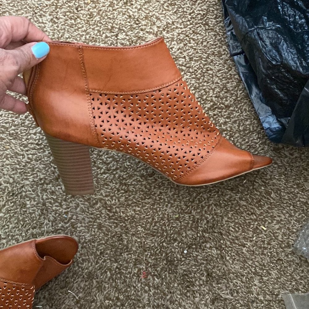 Ladies Open Toe Leather Sandals